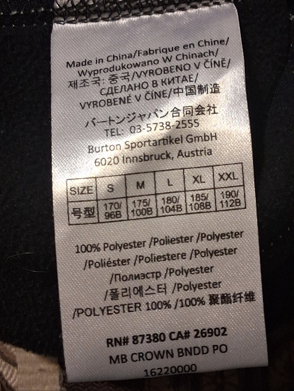 Burton Crown Bonded Pullover Hoodie Sweatshirt Gray Performance Pockets L — image 8 of 8